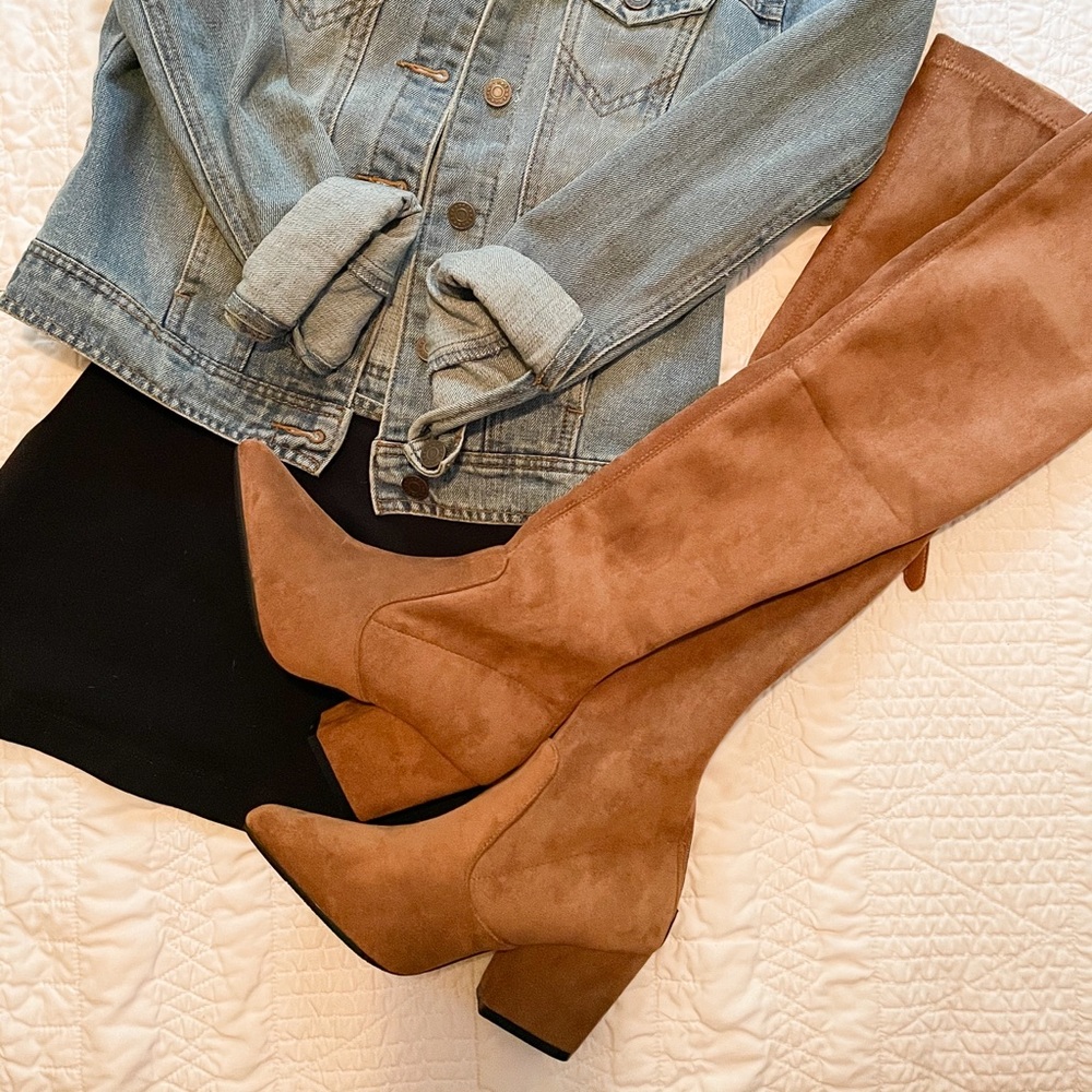 Knee High cognac boot!